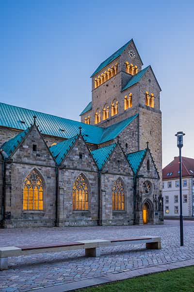 Ansicht auf die Rückseite des Hildesheimer Domes