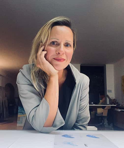 Profilbild der Künstlerin Sandra Starling von Kollektion Wiedemann.